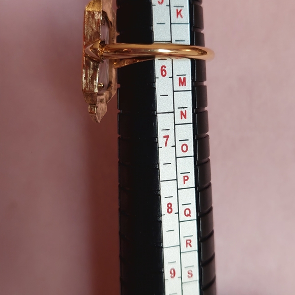 AVON VINTAGE 1977 FROSTLIGHT ART DECO Camphor Glass Ring HTF Gvc - Picture 9 of 11